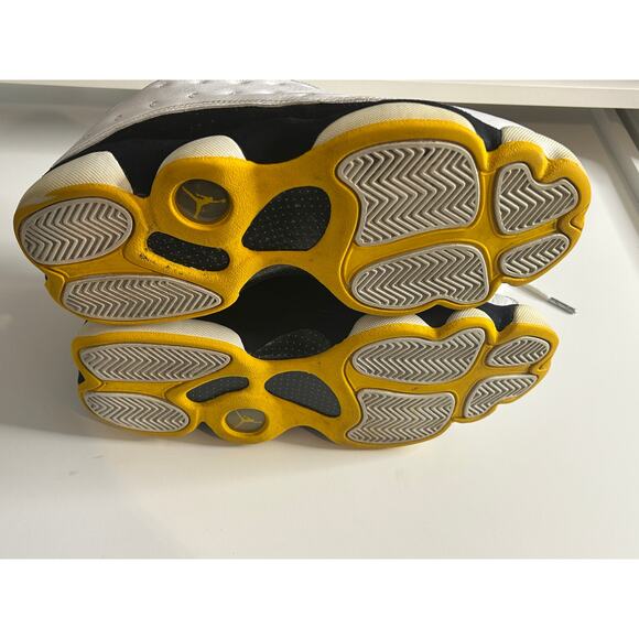 Air Jordan 13 Retro Low – White Varsity Maize Gold Black – Size 9 (2005) OG Pair - Picture 8 of 8